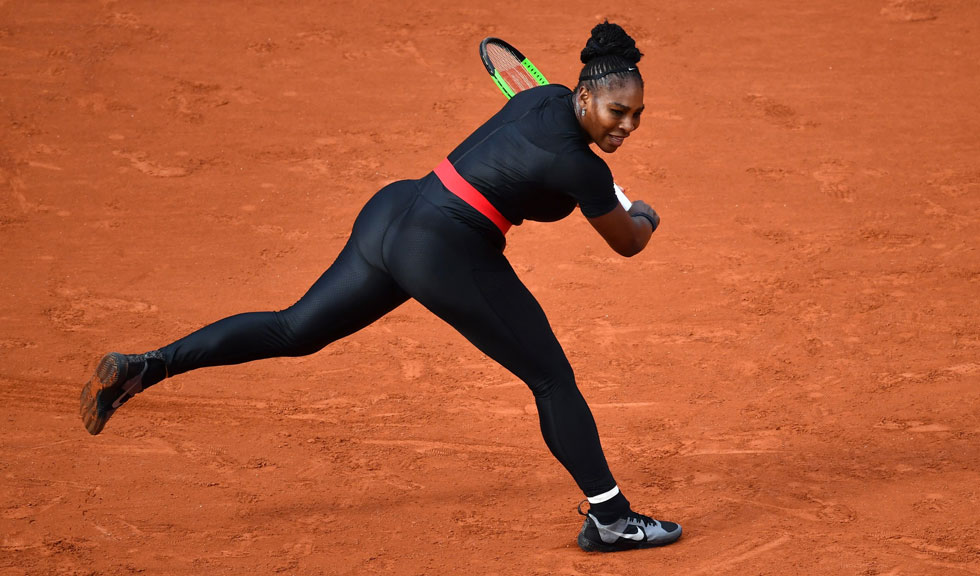 Serena Williams în catsuit